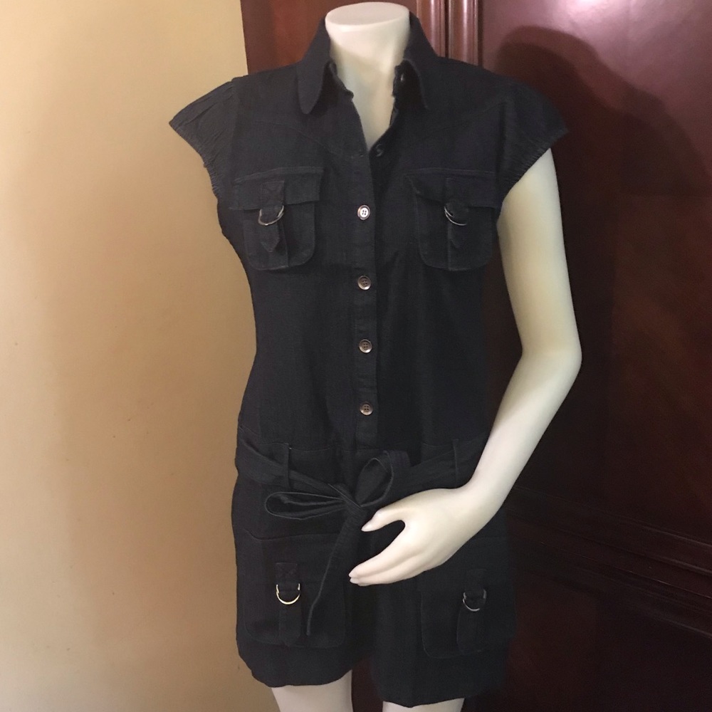 🆕 Catwalk Studio Blue Denim Mini Dress-Large